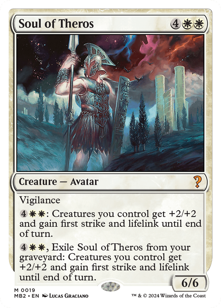 Soul of Theros (White Border) [Mystery Booster 2] | Galactic Gamez