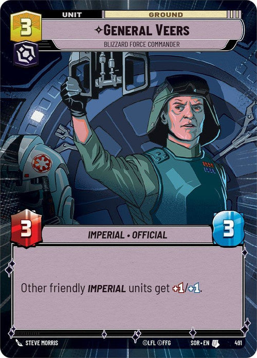 General Veers - Blizzard Force Commander (Hyperspace) (491) [Spark of Rebellion] | Galactic Gamez