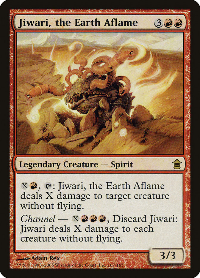 Jiwari, the Earth Aflame [Saviors of Kamigawa] | Galactic Gamez