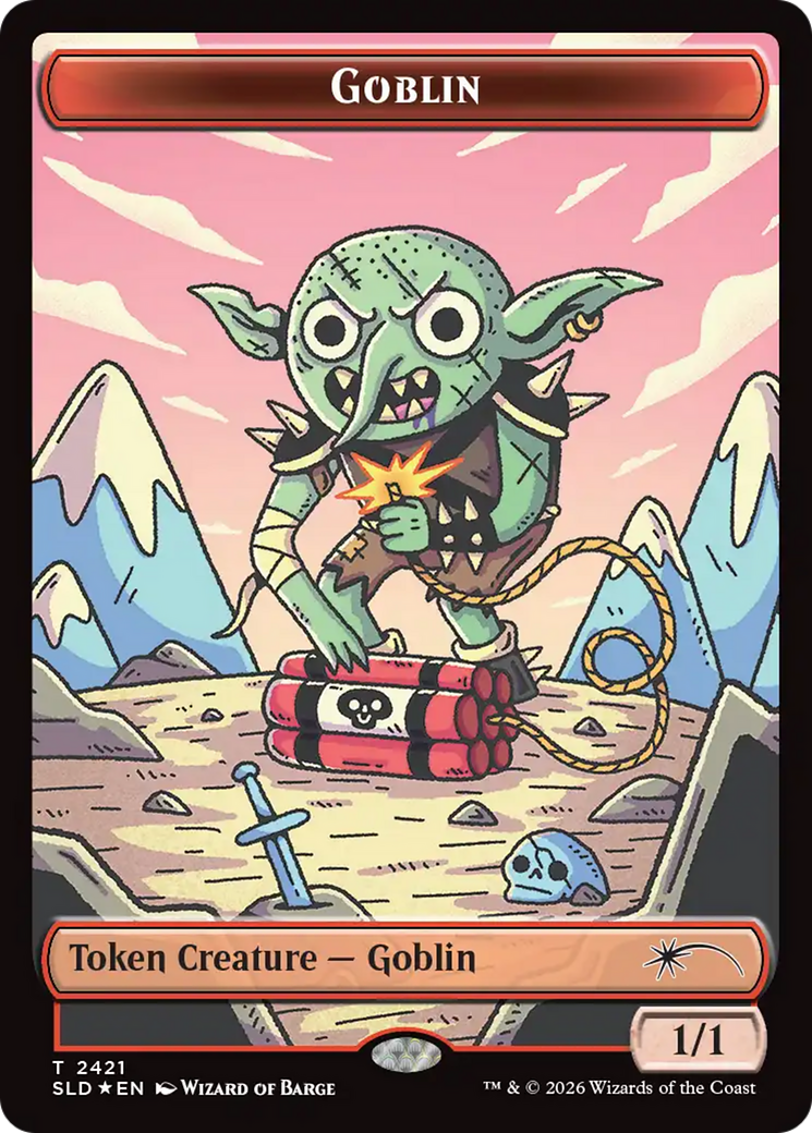 Goblin Token (2421) [Secret Lair Drop Series] | Galactic Gamez