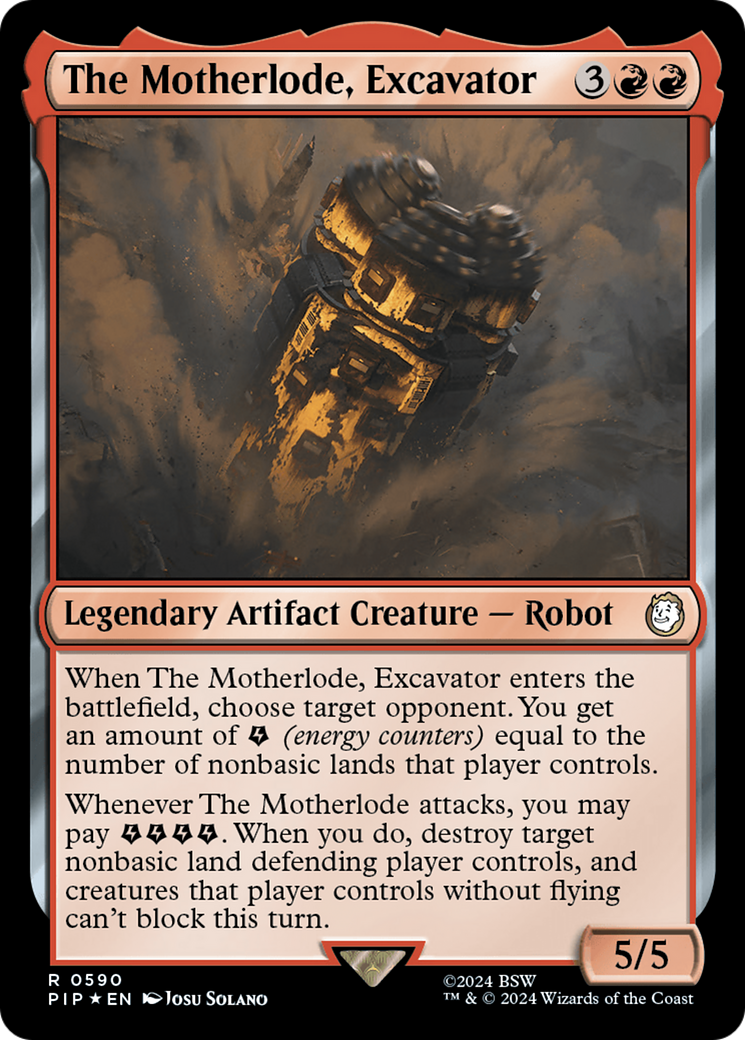The Motherlode, Excavator (Surge Foil) [Fallout] | Galactic Gamez