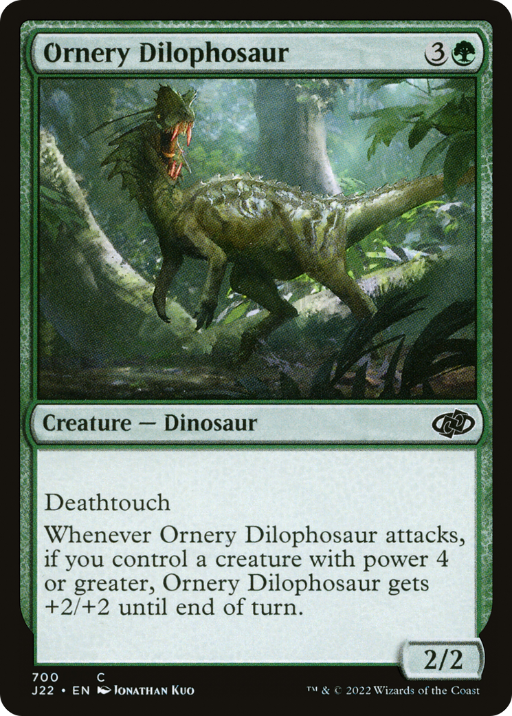 Ornery Dilophosaur [Jumpstart 2022] | Galactic Gamez