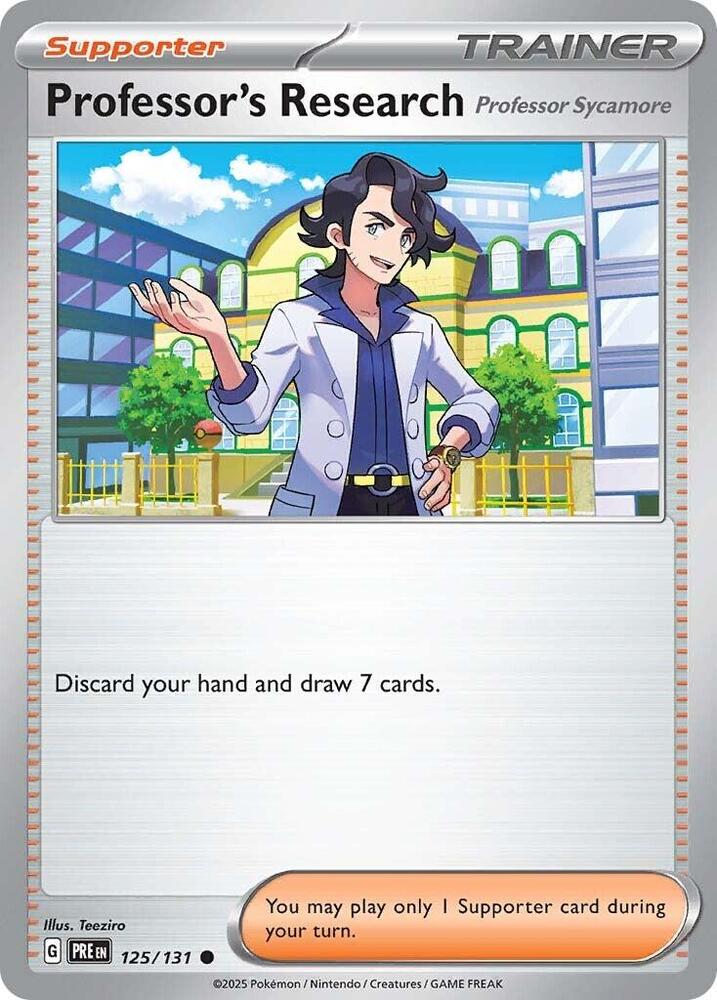 Professor's Research (125/131) [Professor Sycamore] [Scarlet & Violet: Prismatic Evolutions] | Galactic Gamez