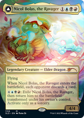 Nicol Bolas, the Ravager // Nicol Bolas, the Arisen (Borderless) [Secret Lair: From Cute to Brute] | Galactic Gamez