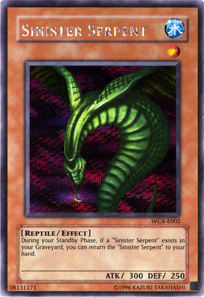 Sinister Serpent [WC4-E002] Prismatic Secret Rare | Galactic Gamez