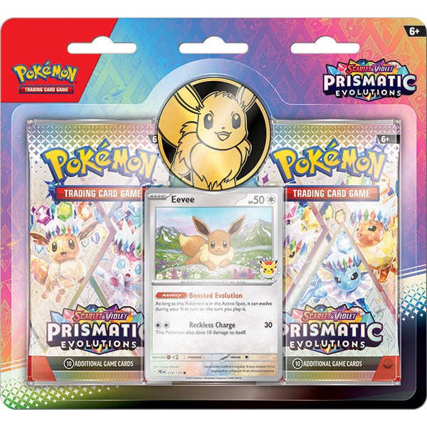 Prismatic Evolutions 2 Pack Blister - SV: Prismatic Evolutions | Galactic Gamez