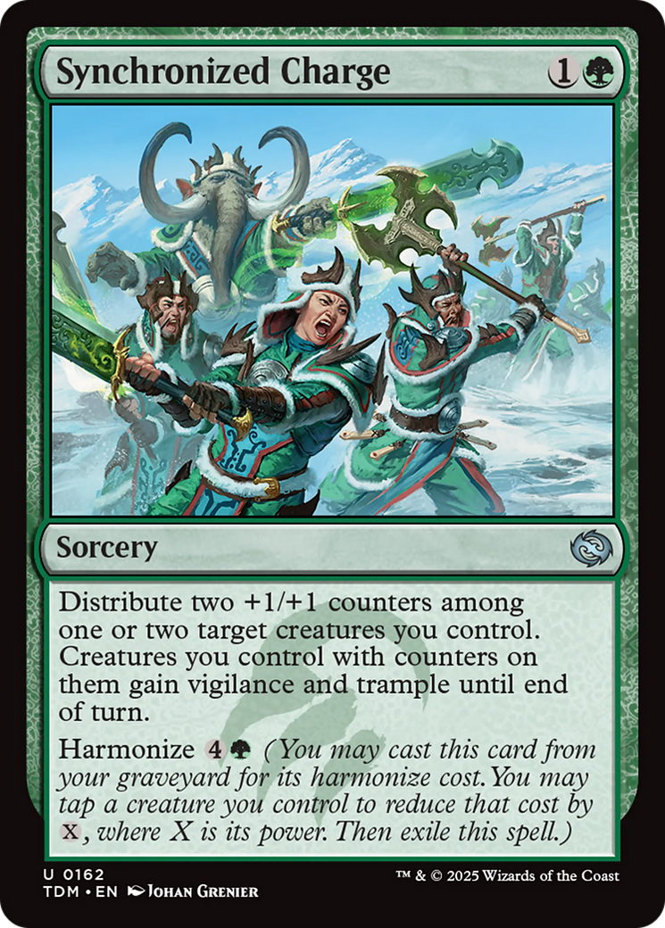 Synchronized Charge [Tarkir: Dragonstorm] | Galactic Gamez