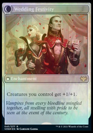 Wedding Announcement // Wedding Festivity [Innistrad: Crimson Vow Prerelease Promos] | Galactic Gamez