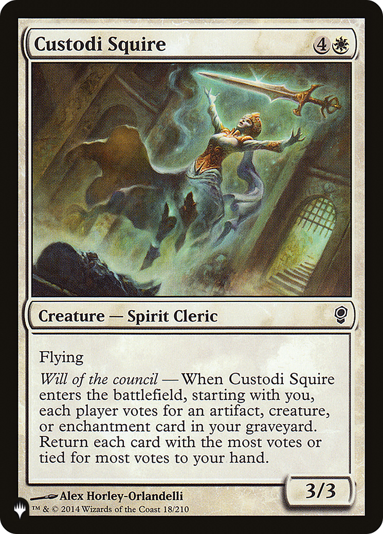 Custodi Squire [The List Reprints] | Galactic Gamez