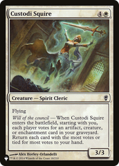 Custodi Squire [The List Reprints] | Galactic Gamez