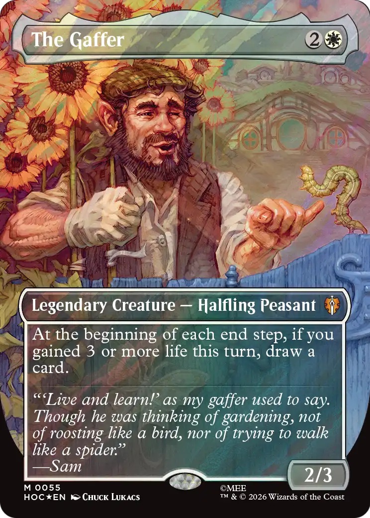 The Gaffer (Borderless) (Surge Foil) [The Hobbit: Eternal-Legal] | Galactic Gamez