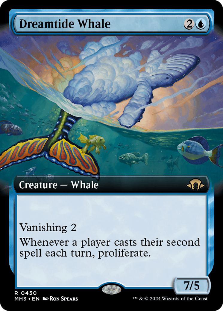 Dreamtide Whale (Extended Art) [Modern Horizons 3] | Galactic Gamez