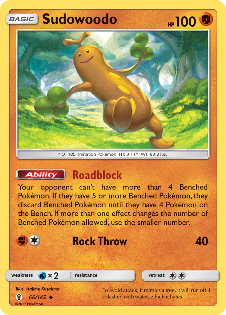 Sudowoodo (66/145) [Sun & Moon: Guardians Rising] | Galactic Gamez