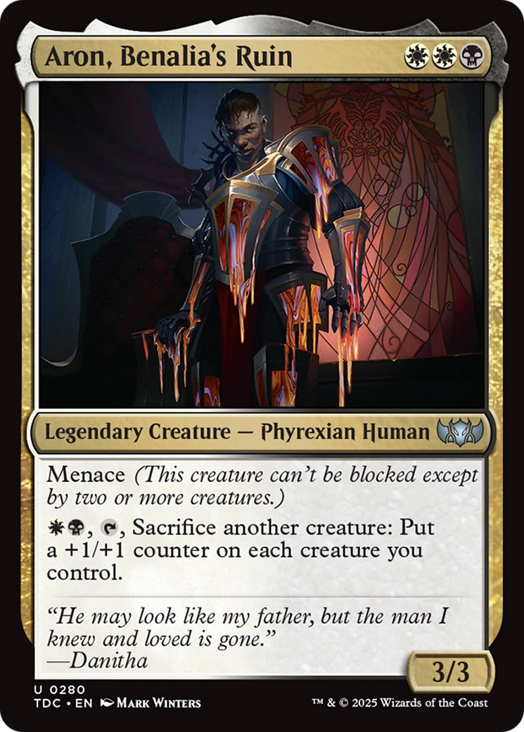 Aron, Benalia's Ruin [Tarkir: Dragonstorm Commander] | Galactic Gamez