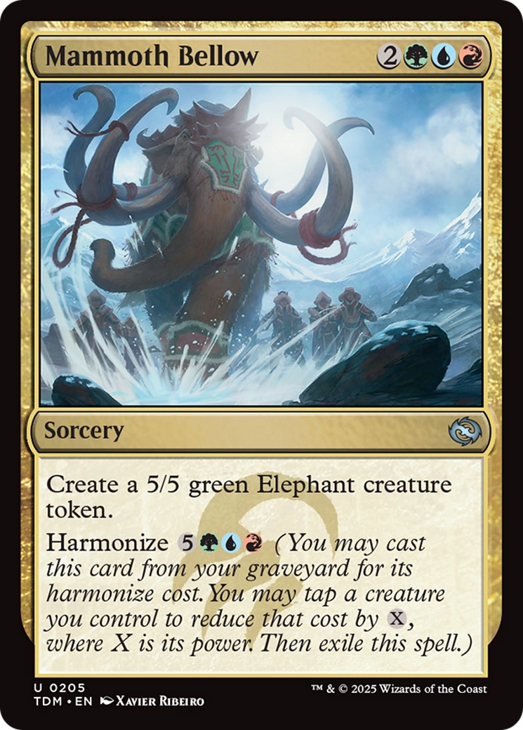 Mammoth Bellow [Tarkir: Dragonstorm] | Galactic Gamez