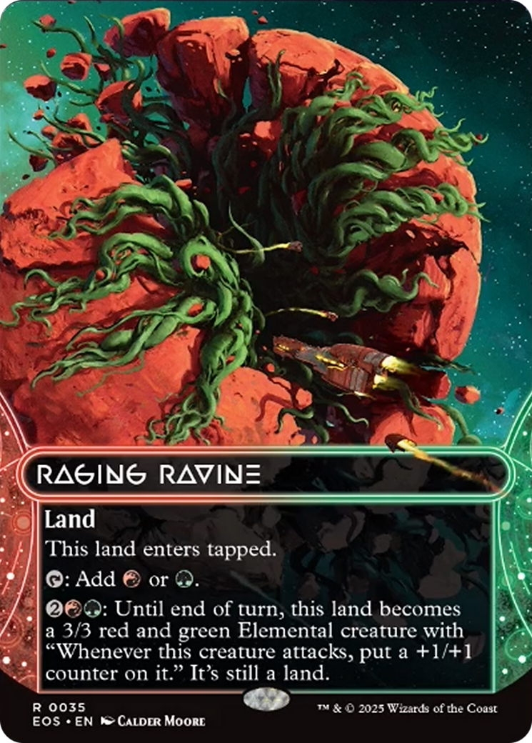 Raging Ravine (0035) (Borderless) [Edge of Eternities: Stellar Sights] | Galactic Gamez