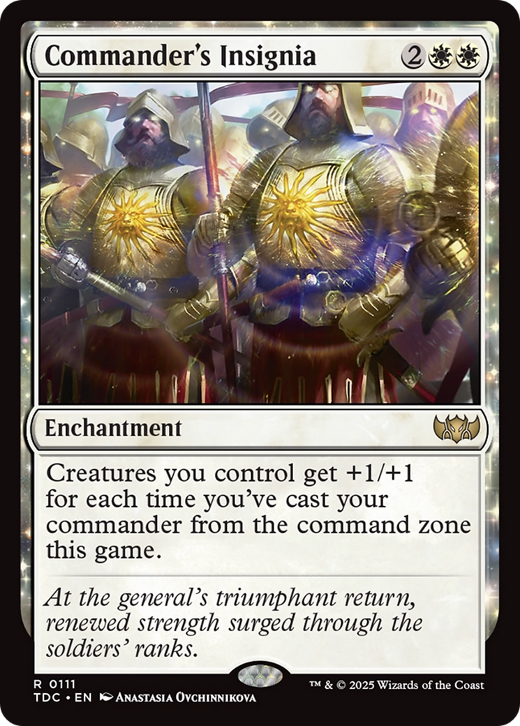 Commander's Insignia [Tarkir: Dragonstorm Commander] | Galactic Gamez