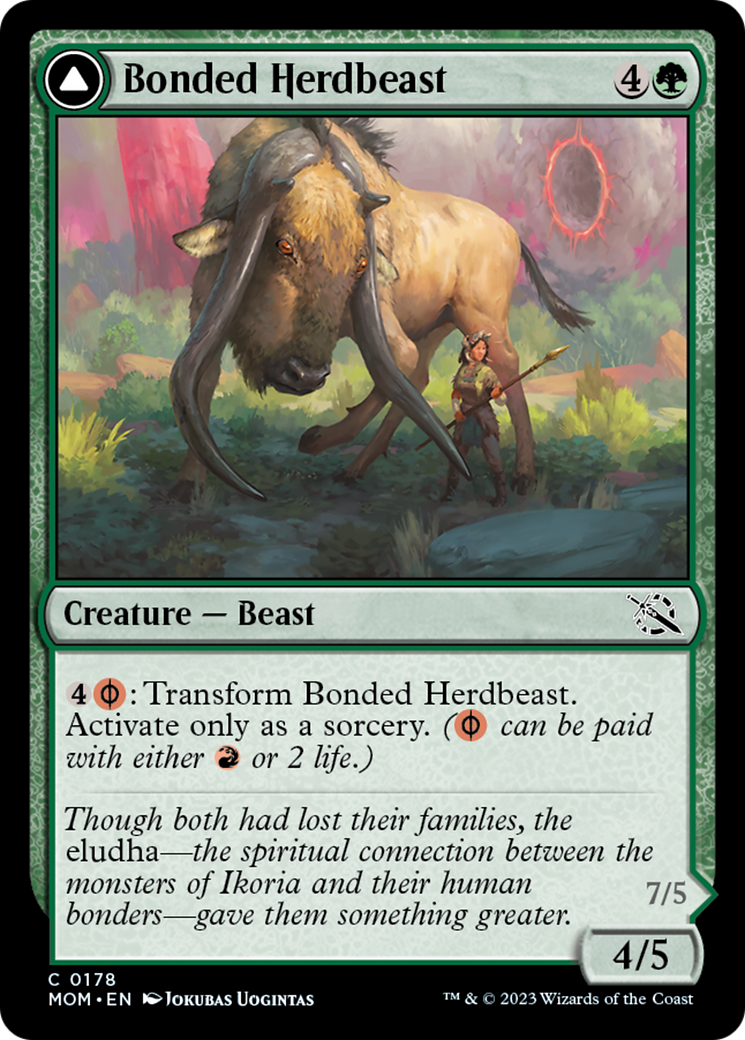 Bonded Herdbeast // Plated Kilnbeast [March of the Machine] | Galactic Gamez