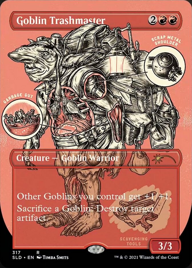 Goblin Trashmaster (Borderless Foil Etched) [Secret Lair Drop Series] | Galactic Gamez