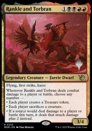 Rankle and Torbran (Promo Pack) [March of the Machine Promos] | Galactic Gamez