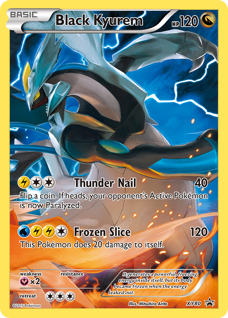 Black Kyurem (XY80) (Full Art Promo) [XY: Black Star Promos] | Galactic Gamez