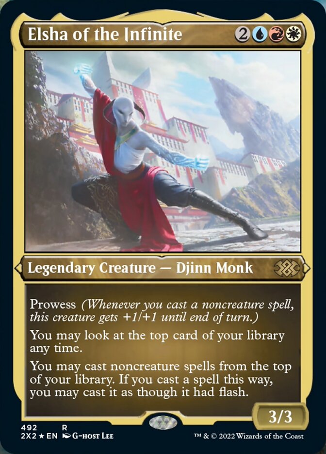 Elsha of the Infinite (Foil Etched) [Double Masters 2022] | Galactic Gamez