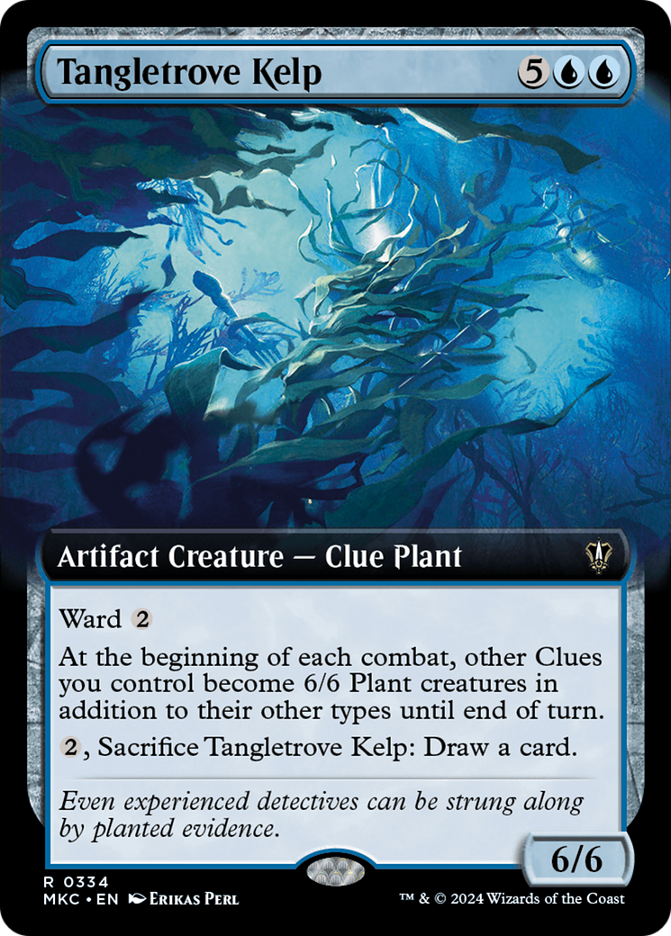 Tangletrove Kelp (Extended Art) [Murders at Karlov Manor Commander] | Galactic Gamez