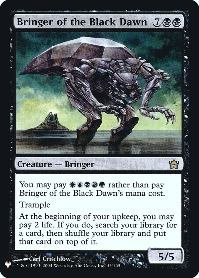 Bringer of the Black Dawn [Mystery Booster] | Galactic Gamez