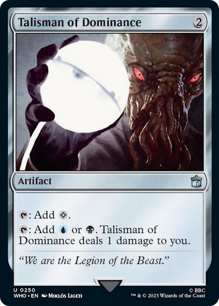 Talisman of Dominance [Doctor Who] | Galactic Gamez