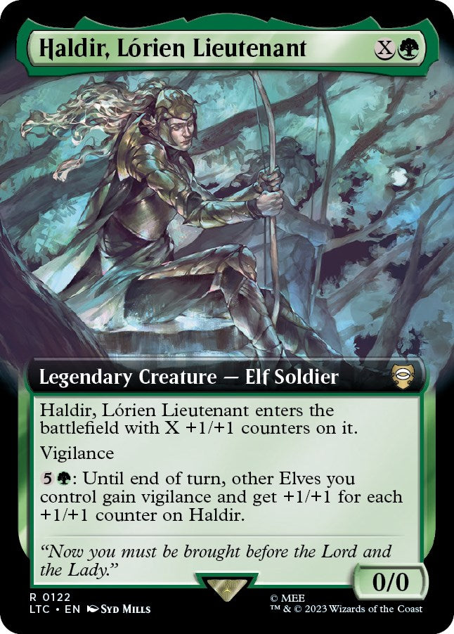 Haldir, Lorien Lieutenant (Extended Art) [The Lord of the Rings: Tales of Middle-Earth Commander] | Galactic Gamez