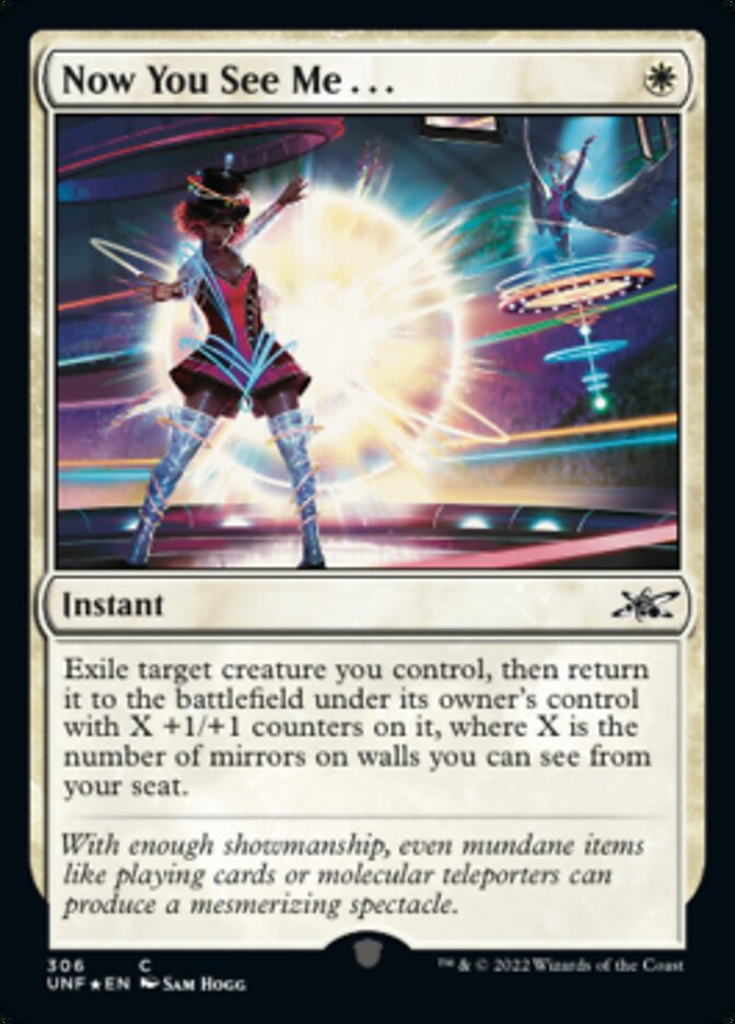 Now You See Me . . . (Galaxy Foil) [Unfinity] | Galactic Gamez