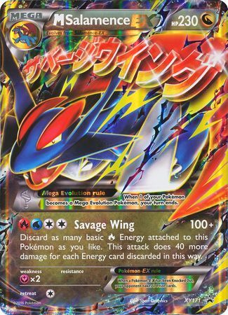 M Salamence EX (XY171) (Jumbo Card) [XY: Black Star Promos] | Galactic Gamez