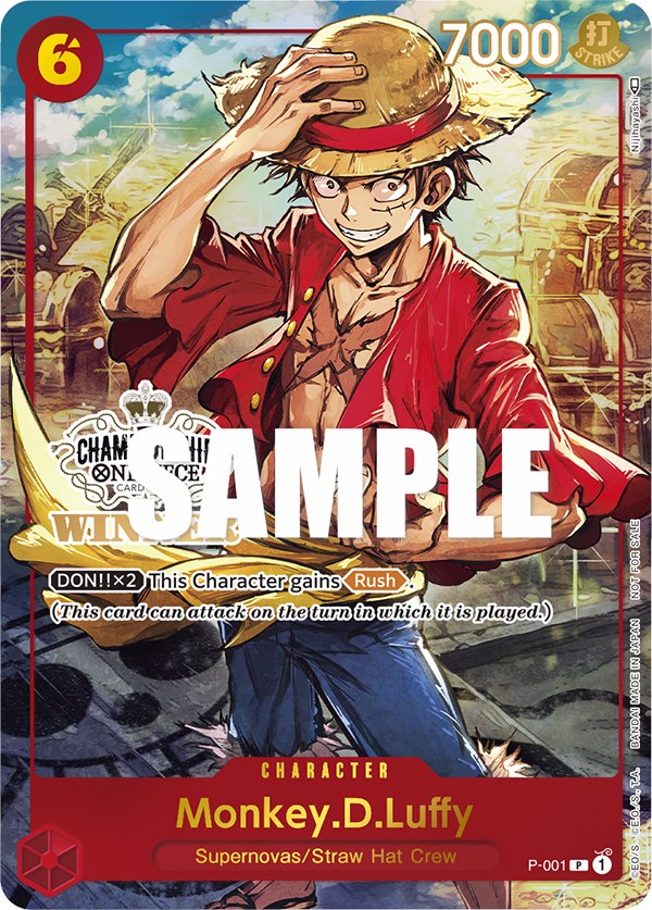 Monkey.D.Luffy (Store Championship Trophy Card) [One Piece Promotion Cards] | Galactic Gamez