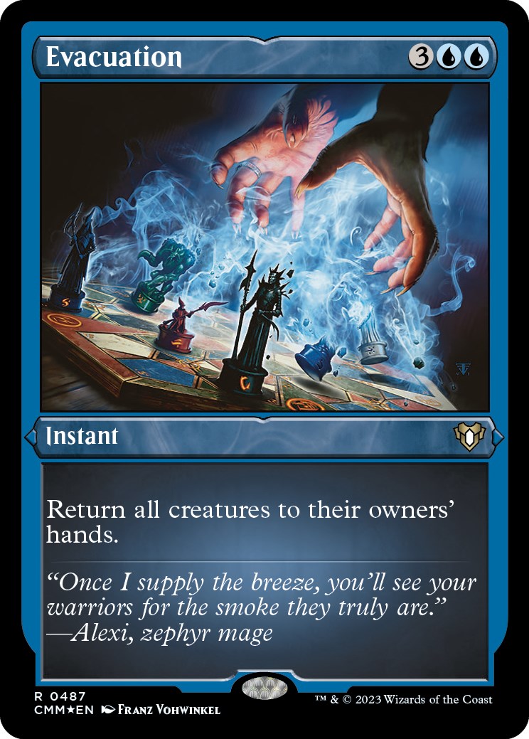 Evacuation (Foil Etched) [Commander Masters] | Galactic Gamez