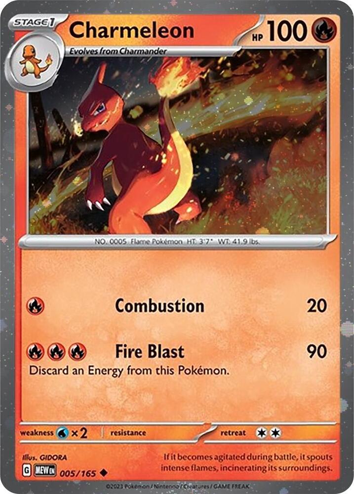 Charmeleon (005) (Cosmos Holo) [Scarlet & Violet: Black Star Promos] | Galactic Gamez