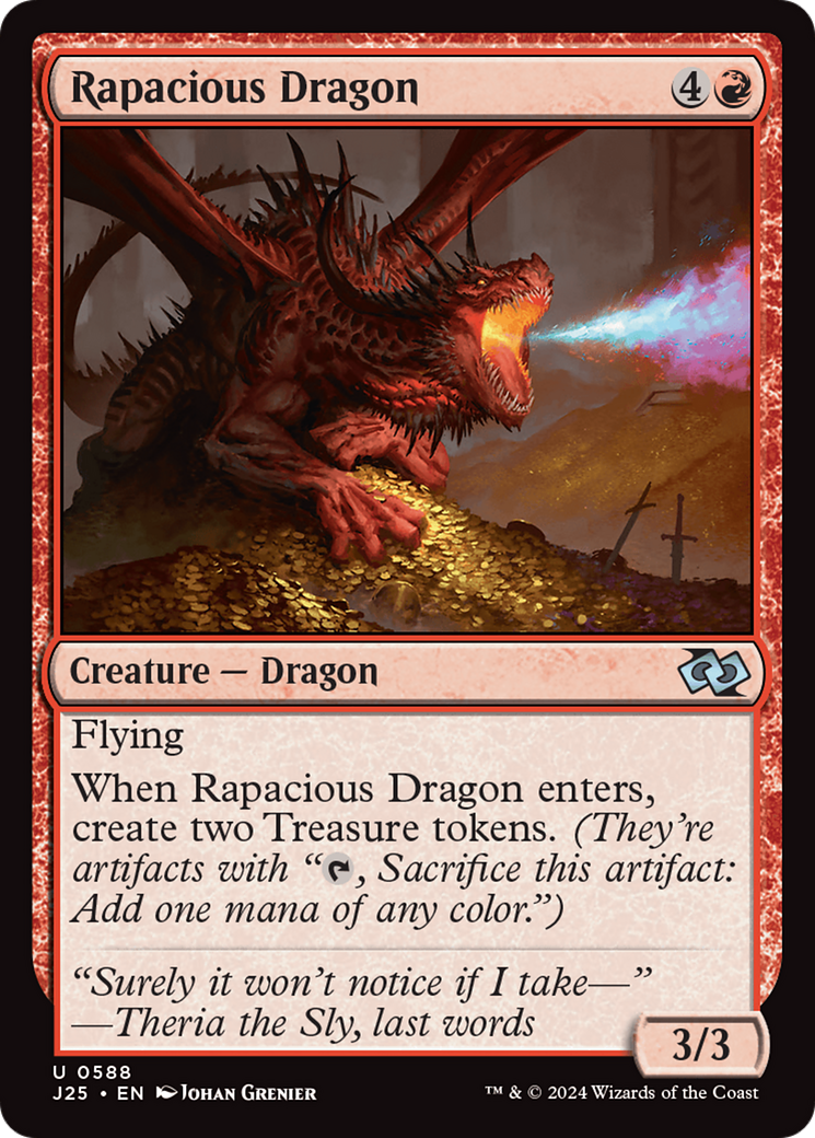 Rapacious Dragon [Foundations Jumpstart] | Galactic Gamez