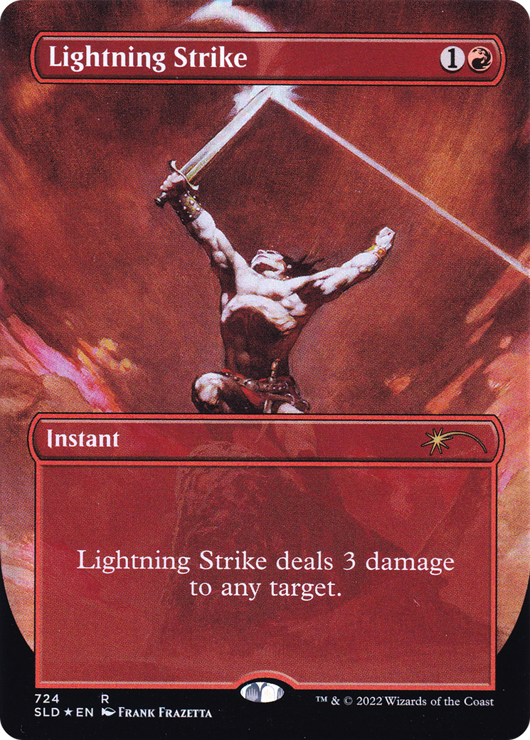 Lightning Strike (Borderless) [Secret Lair Drop Promos] | Galactic Gamez