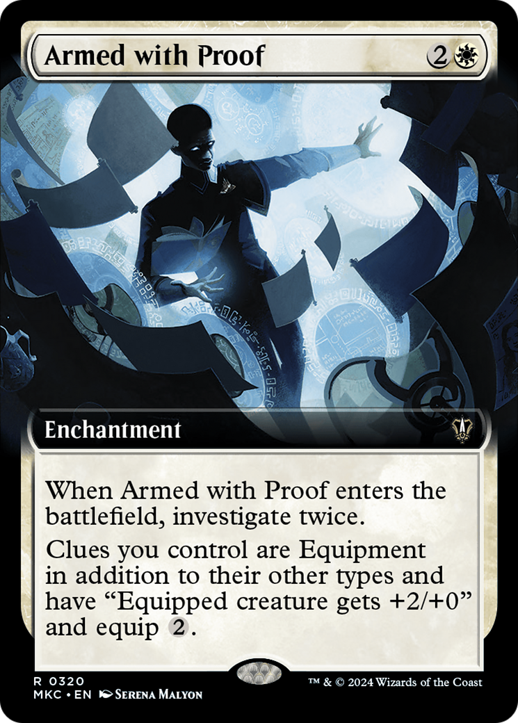 Armed with Proof (Extended Art) [Murders at Karlov Manor Commander] | Galactic Gamez