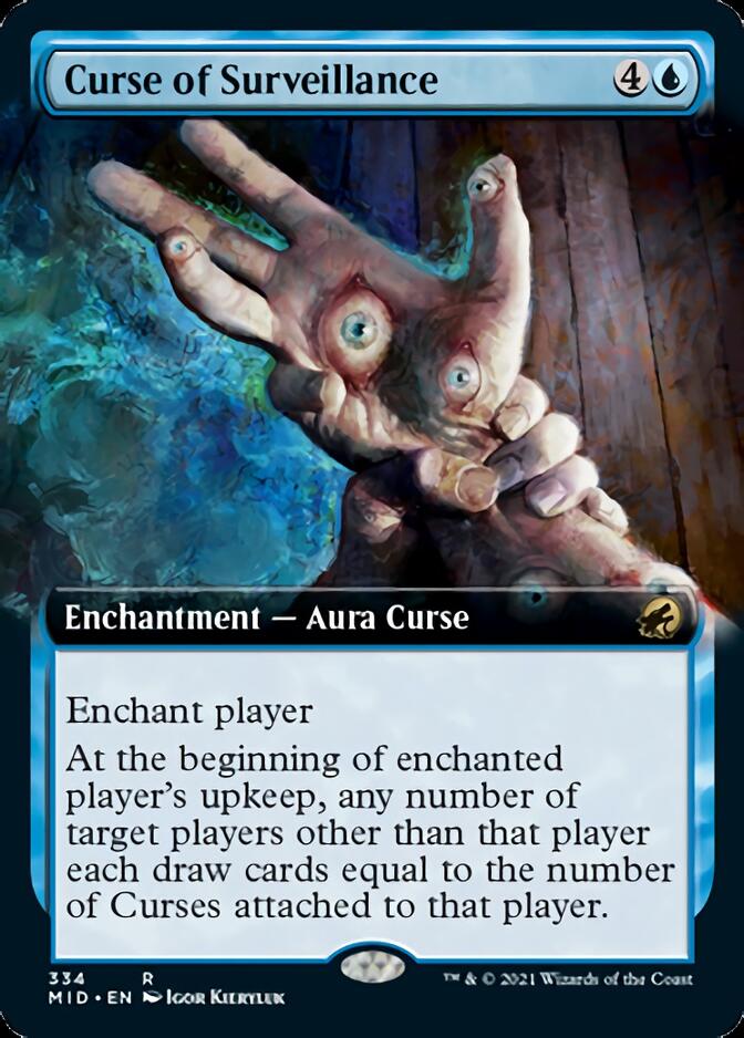 Curse of Surveillance (Extended Art) [Innistrad: Midnight Hunt] | Galactic Gamez