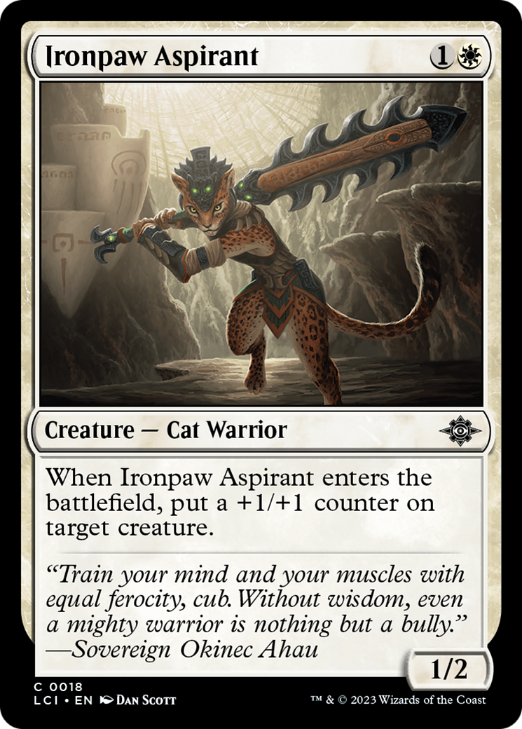 Ironpaw Aspirant [The Lost Caverns of Ixalan] | Galactic Gamez