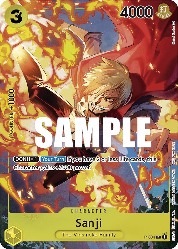 Sanji (Event Pack Vol. 2) [One Piece Promotion Cards] | Galactic Gamez