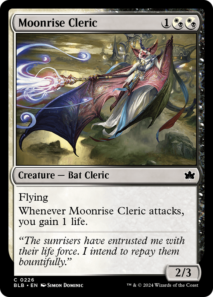Moonrise Cleric [Bloomburrow] | Galactic Gamez