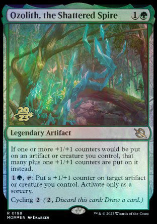 Ozolith, the Shattered Spire [March of the Machine Prerelease Promos] | Galactic Gamez