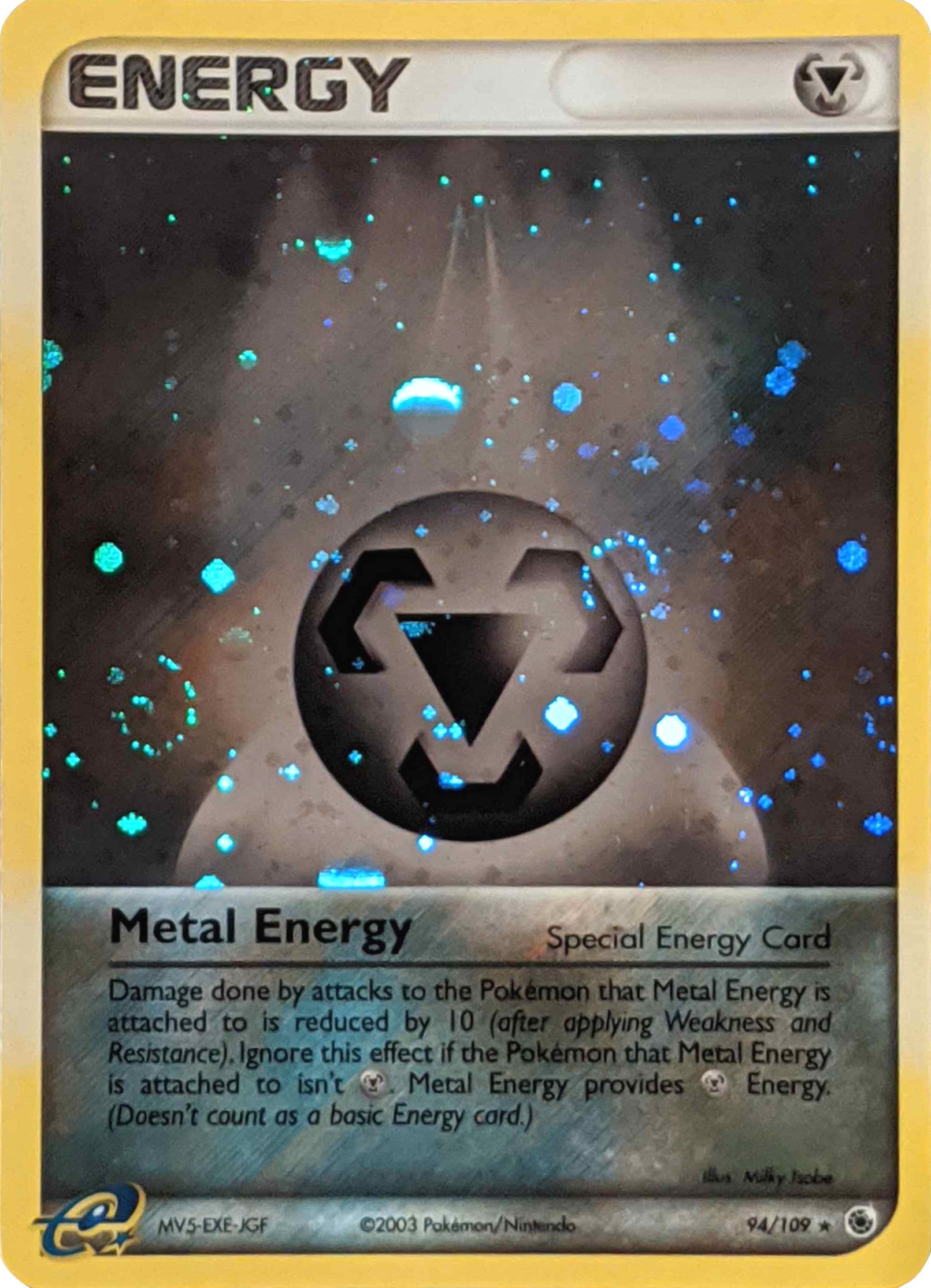 Metal Enery (94/109) (Cosmos Holo) [EX: Ruby & Sapphire] | Galactic Gamez