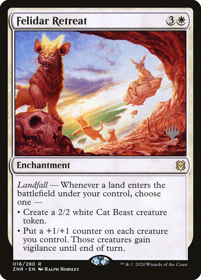 Felidar Retreat (Promo Pack) [Zendikar Rising Promos] | Galactic Gamez