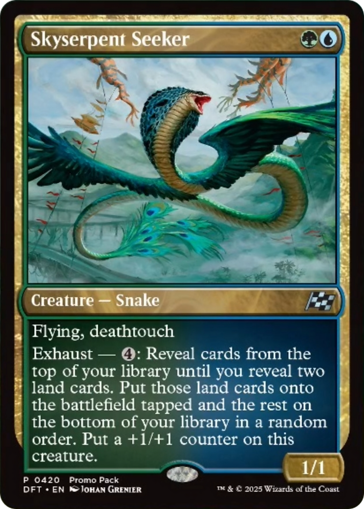 Skyserpent Seeker (Promo Pack) [Aetherdrift Promos] | Galactic Gamez