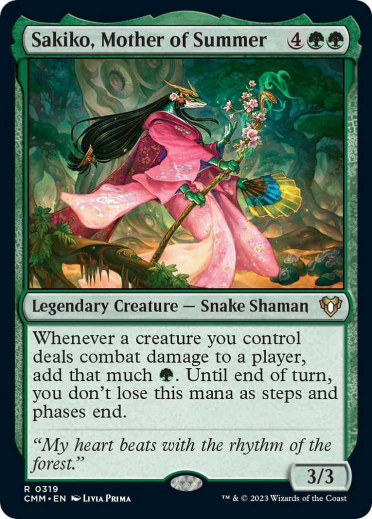 Sakiko, Mother of Summer [Commander Masters] | Galactic Gamez