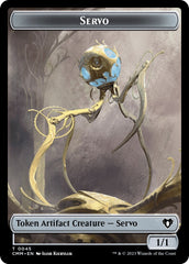 Servo // Construct (0041) Double-Sided Token [Commander Masters Tokens] | Galactic Gamez