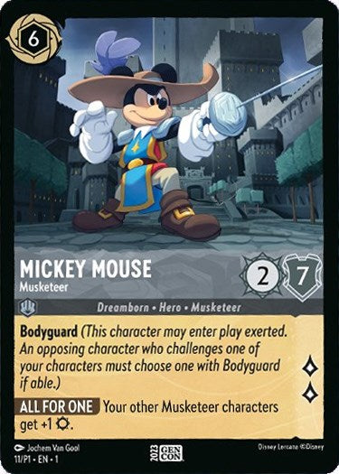 Mickey Mouse - Musketeer (GenCon 2023) (11/P1) [Promo Cards] | Galactic Gamez