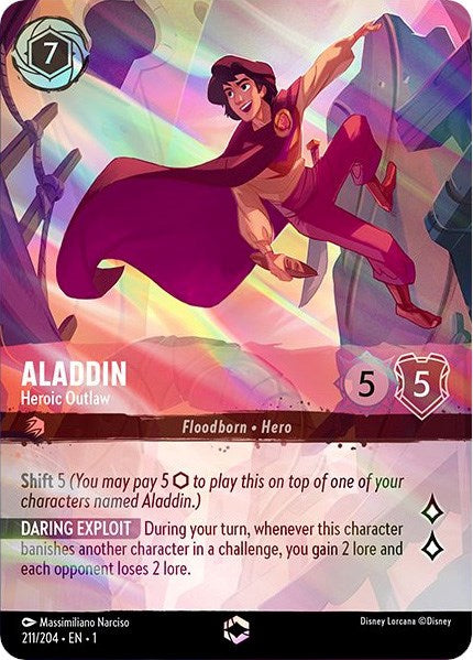 Aladdin - Heroic Outlaw (Enchanted) (211/204) [The First Chapter] | Galactic Gamez
